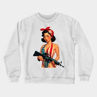 Pinup Girl Crewneck Sweatshirt